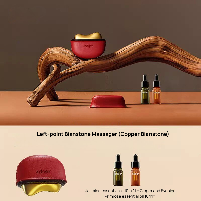 Red Light Facial Massager with Heat & Vibration, Face & Neck Tool