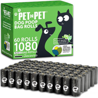 PET N PET 1080 Count Dog Poop Bags