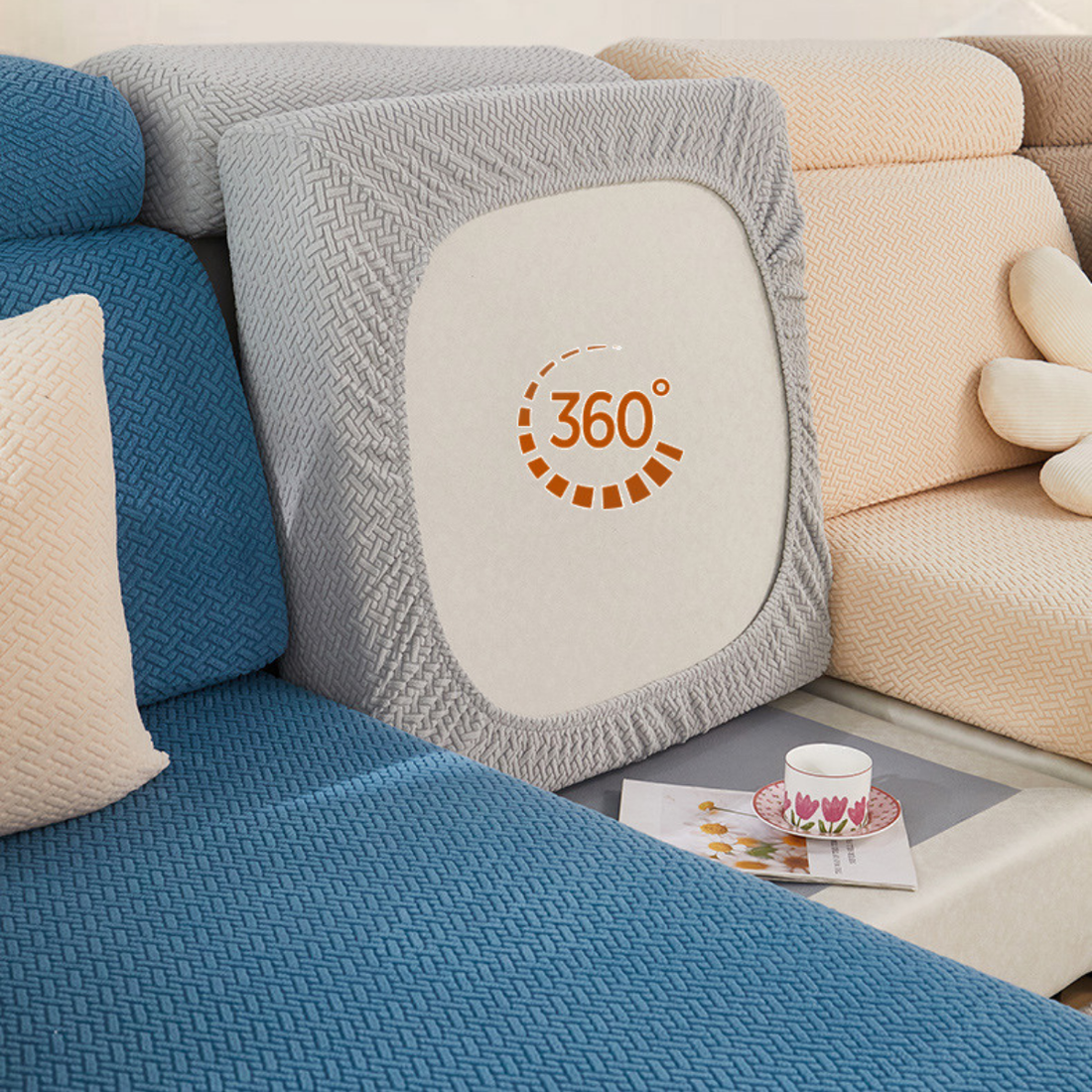 Stretchable sofa cover