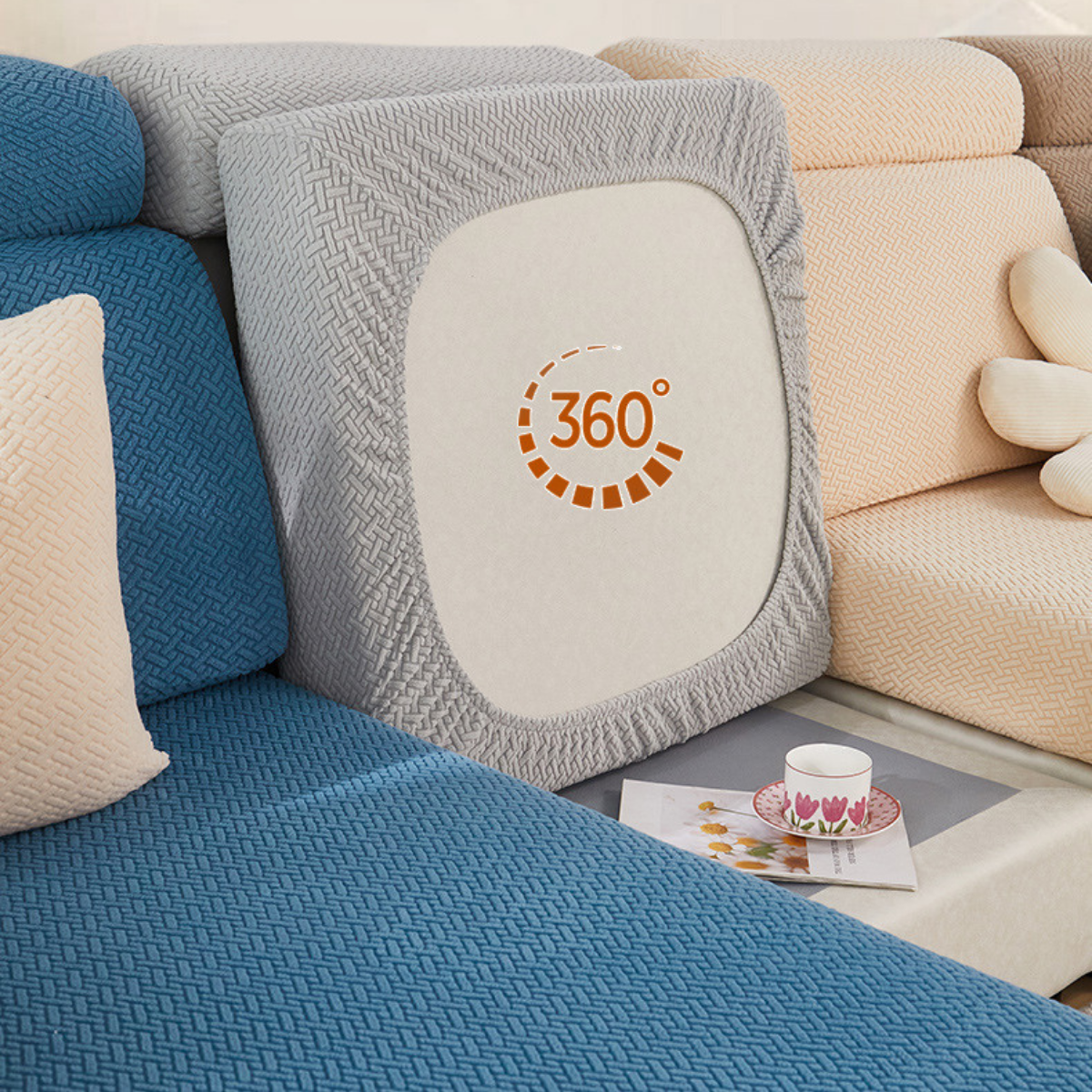 Stretchable sofa cover