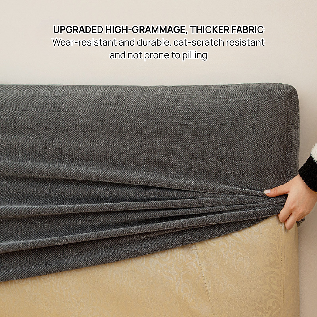 Vỏ Bọc Khung Giường Chenille Co Giãn Cao Cấp – Bảo Vệ Hoàn Toàn Phần Đầu Giường & Thân Giường