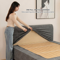 Vỏ Bọc Khung Giường Chenille Co Giãn Cao Cấp – Bảo Vệ Hoàn Toàn Phần Đầu Giường & Thân Giường