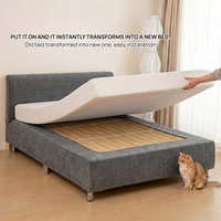 Vỏ Bọc Khung Giường Chenille Co Giãn Cao Cấp – Bảo Vệ Hoàn Toàn Phần Đầu Giường & Thân Giường