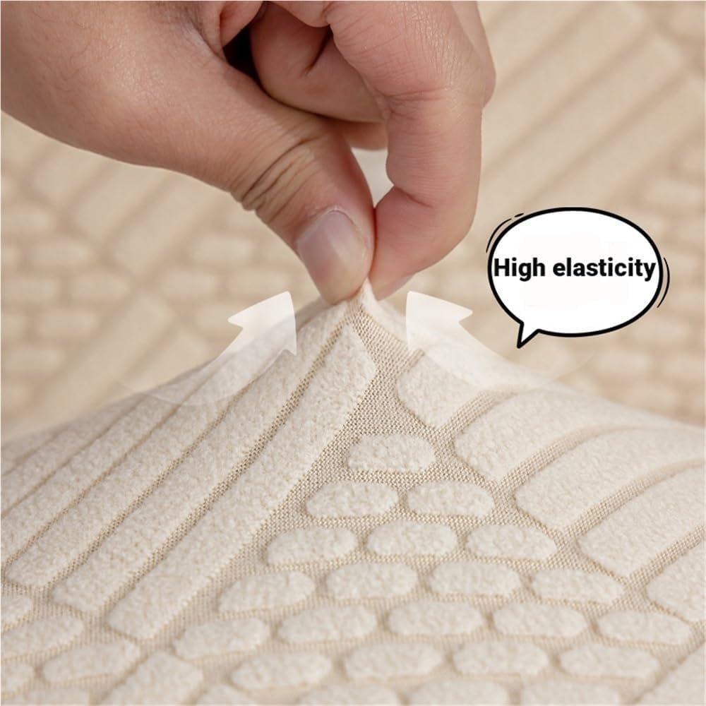 The stool cover is stretchable, non-slip, and abrasion-resistant.