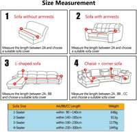 Premium Cotton Stretch Sofa Cover – Soft, Durable & Protective