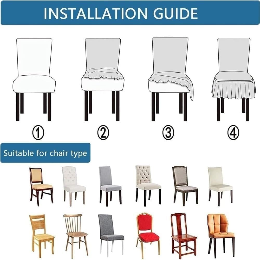 The stool cover is stretchable, non-slip, and abrasion-resistant.