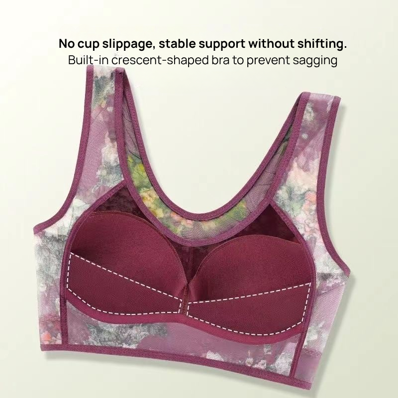 Ice Silk lace Cooling Comfort Bra