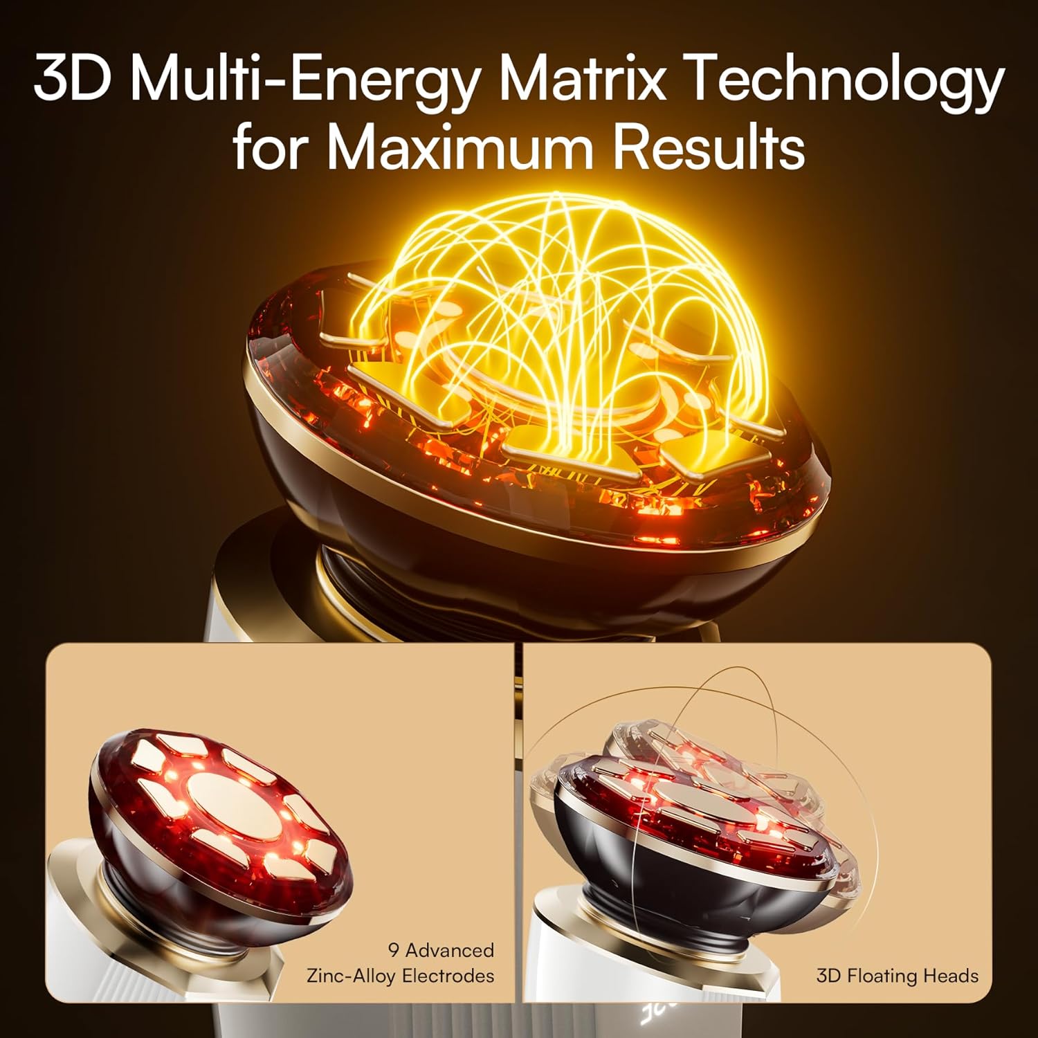3-in-1 LED Skincare Device for Face & Neck