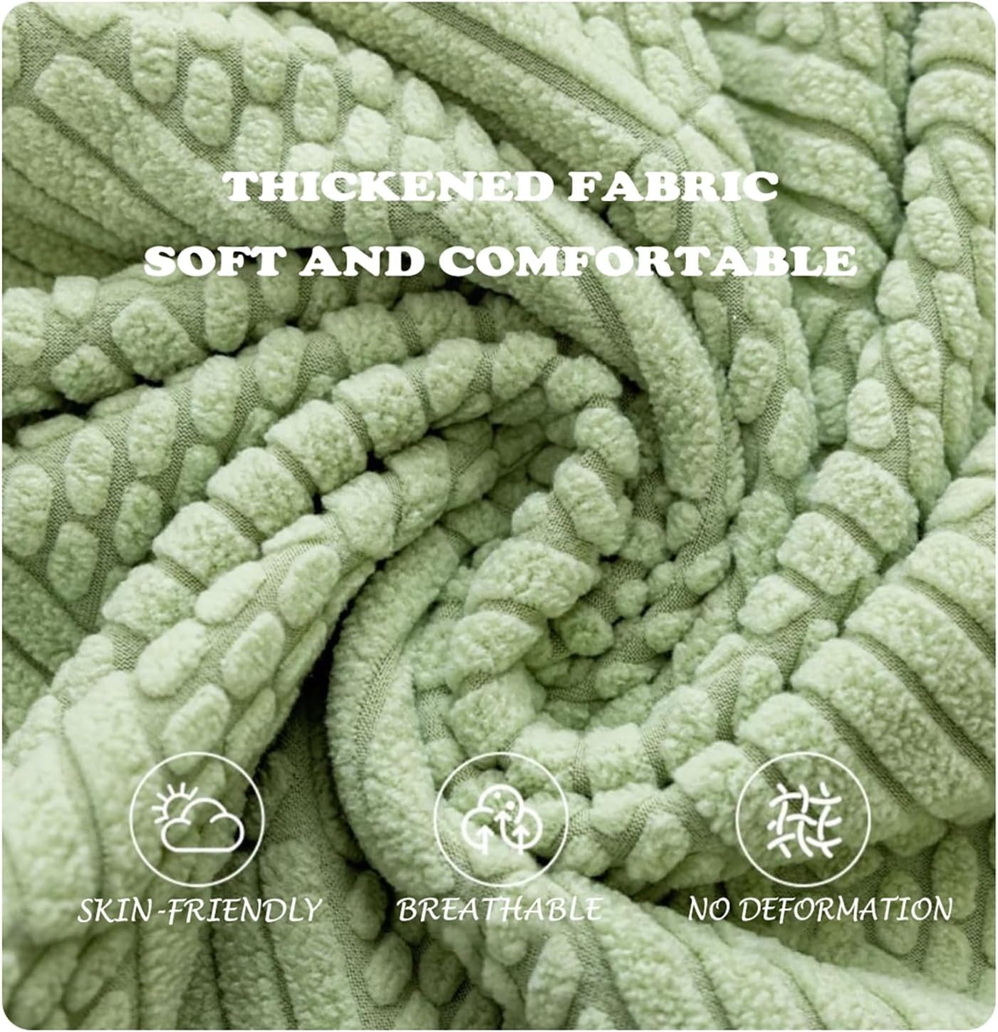 Vỏ Bọc Ghế Ăn Lưng Cong Jacquard