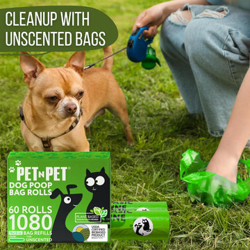 PET N PET 1080 Count Dog Poop Bags