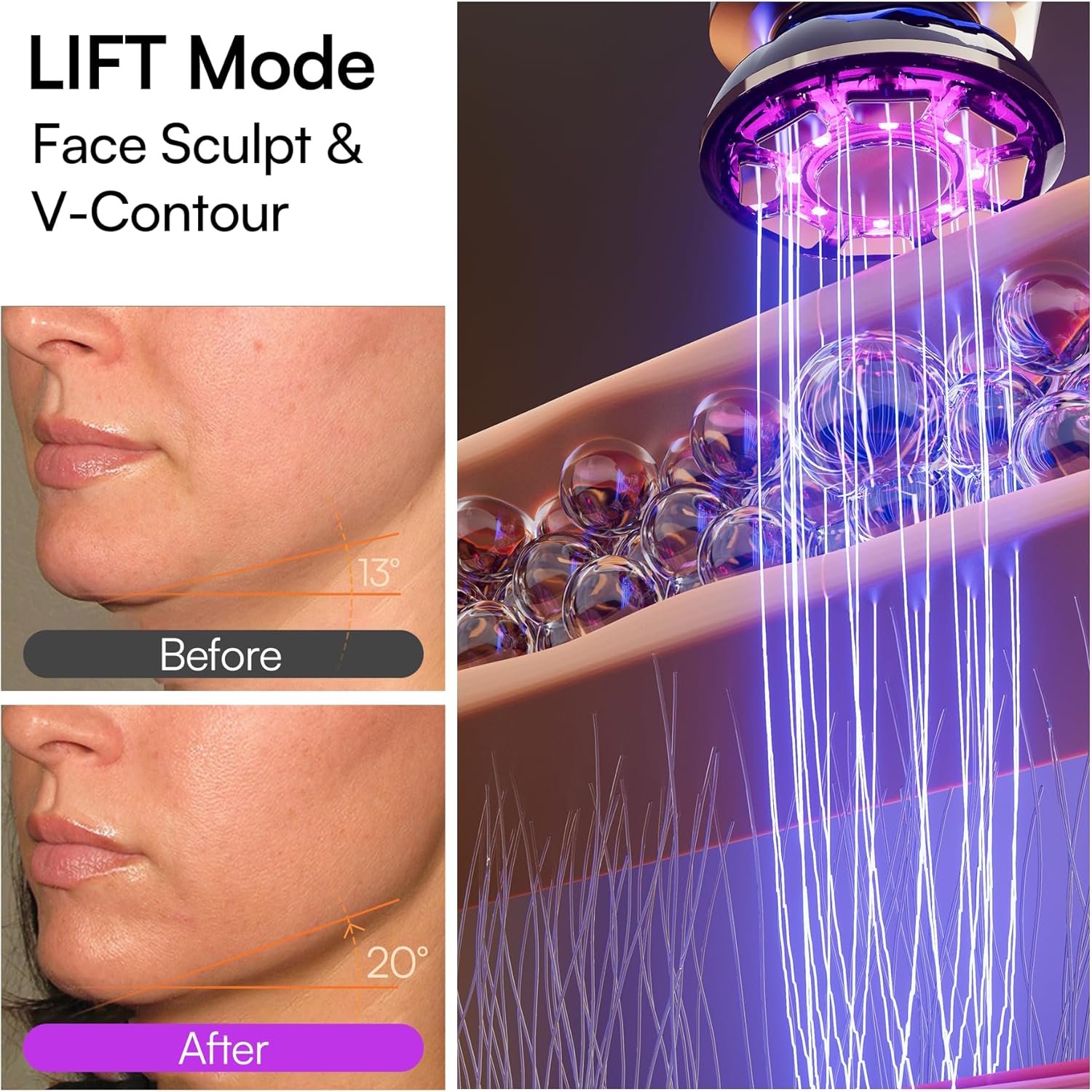 3-in-1 LED Skincare Device for Face & Neck