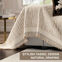Chenille Non-Slip Sided Slipcover for Corner Sofa
