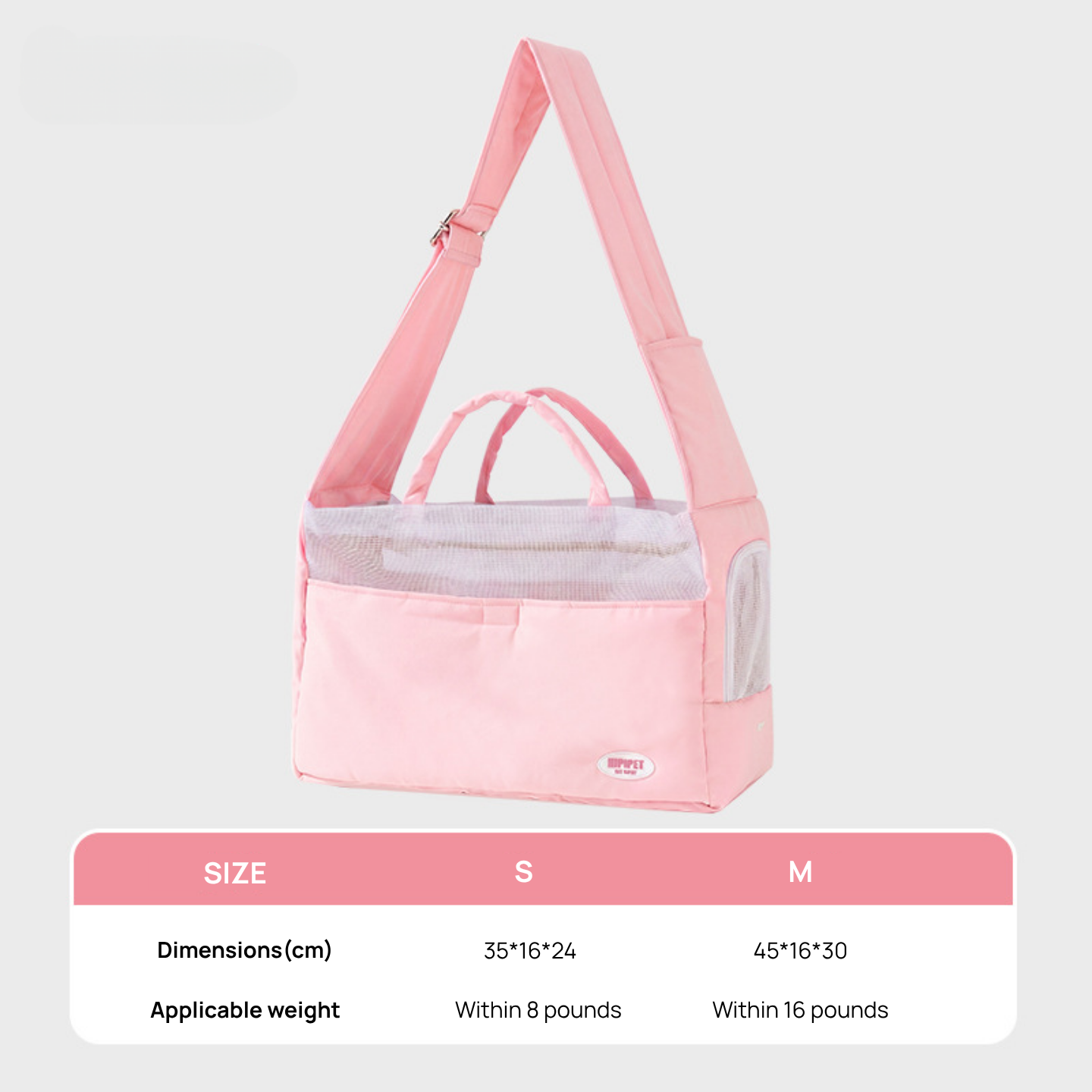 Stylish Pet Carrier Bag – Durable Cavalry Fabric for Small Pets
