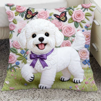 Pillow cover printed with pet images