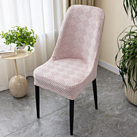 Vỏ Bọc Ghế Ăn Lưng Cong Jacquard