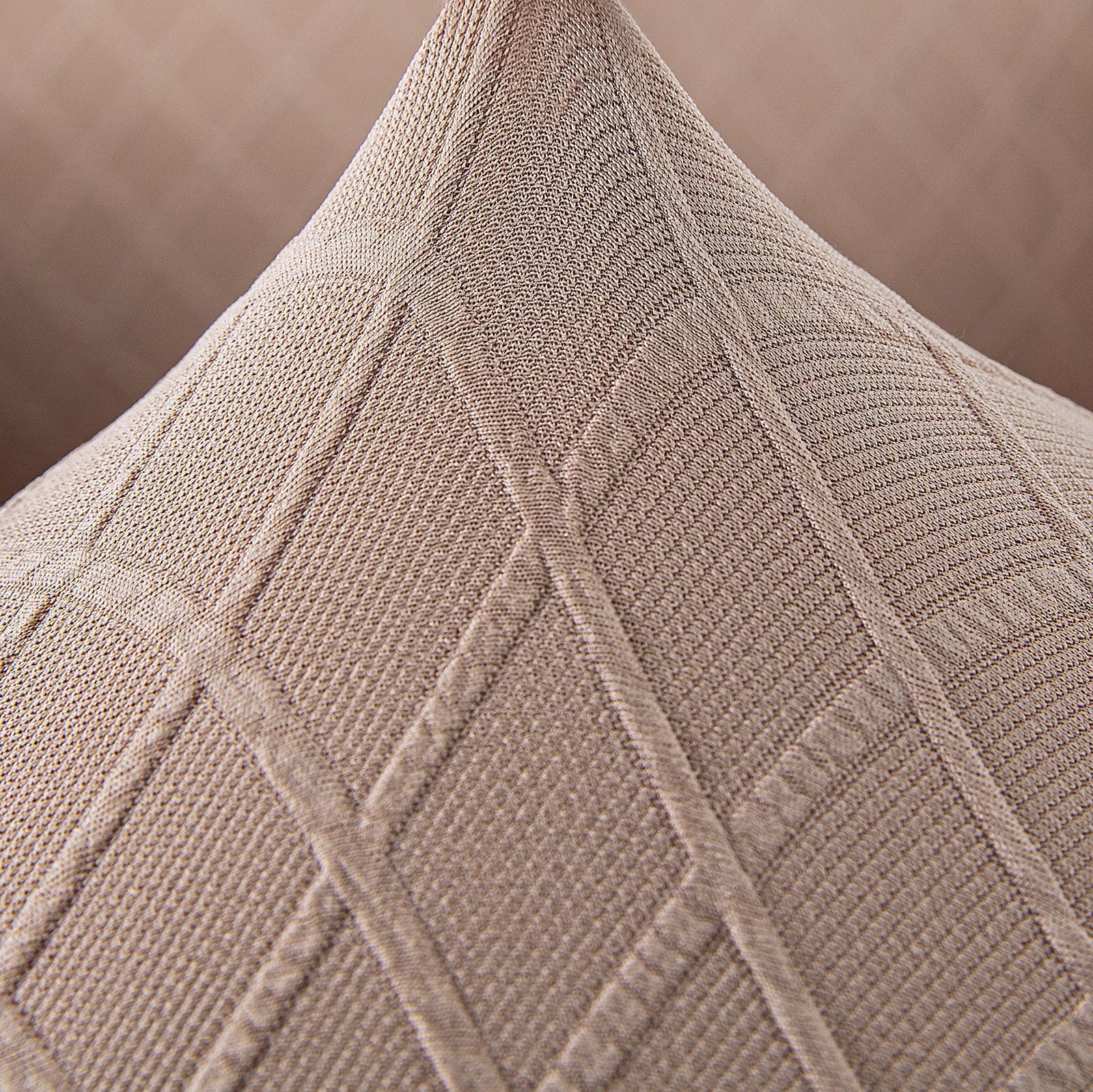 Stretch Sofa Cover with Grid Pattern – Elastic Slipcover for Living Room Furniture