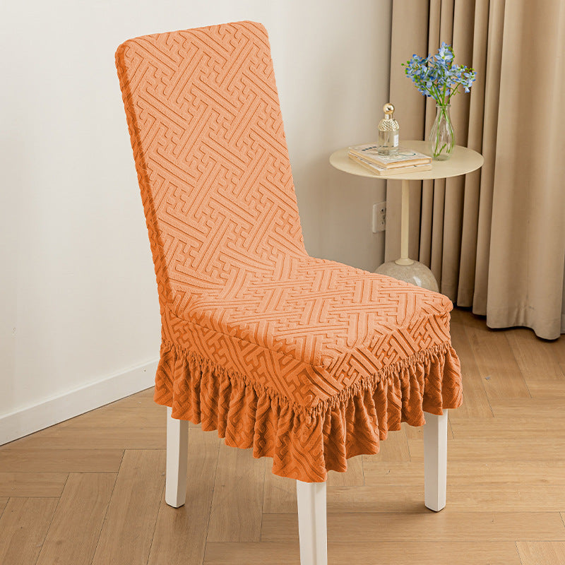 Stretchy Full-Wrap Dining Chair Cover with Optional 5cm Foam Cushion