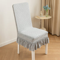 Stretchy Full-Wrap Dining Chair Cover with Optional 5cm Foam Cushion
