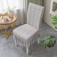 The stool cover is stretchable, non-slip, and abrasion-resistant.