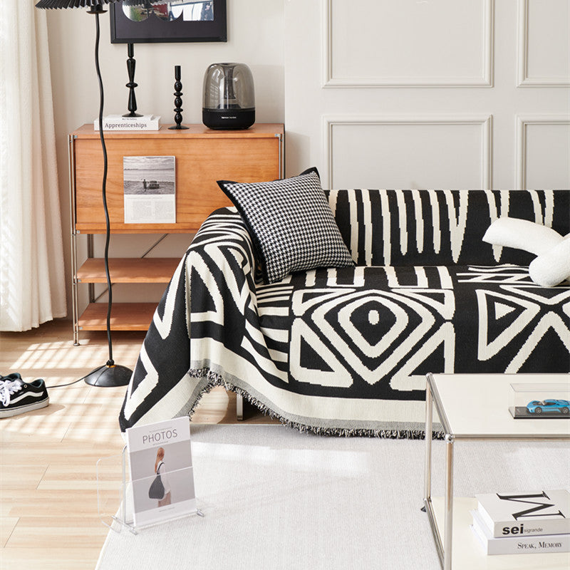 Premium Chenille Furniture Throw Blanket