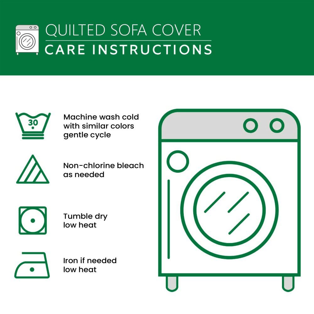 Festive Paw Quilted Sofa Cover