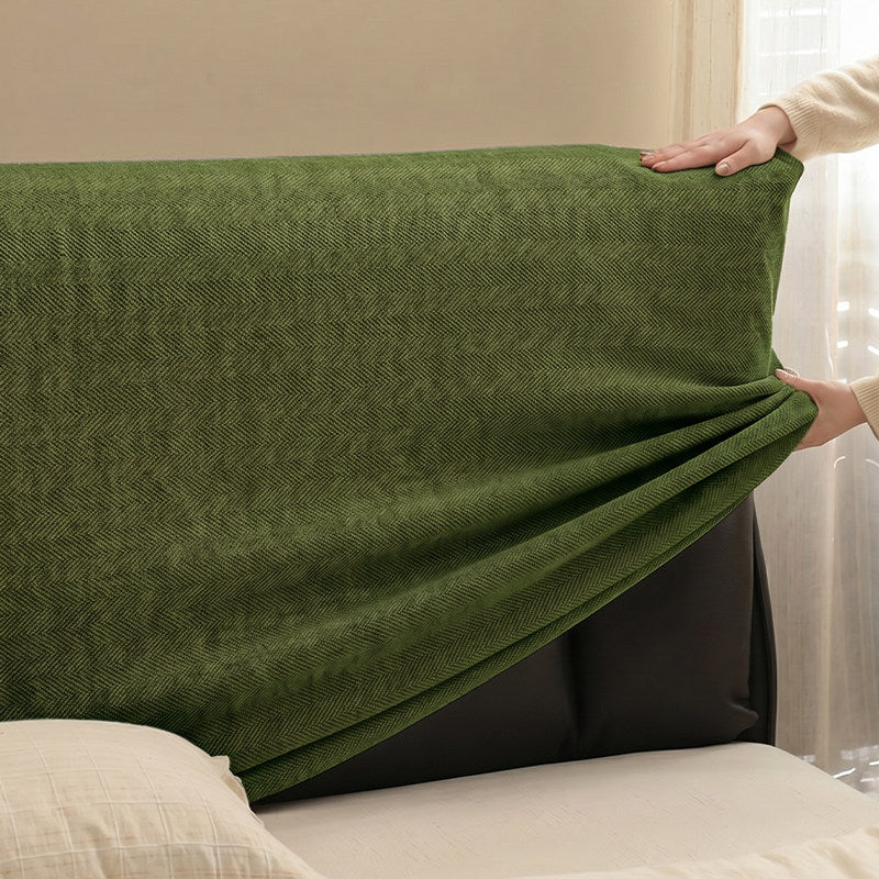Vỏ Bọc Khung Giường Chenille Co Giãn Cao Cấp – Bảo Vệ Hoàn Toàn Phần Đầu Giường & Thân Giường