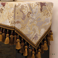 Piano dust cover full cover cover cloth high-end Nordic simple light luxury high-end sense new half cover high-end piano cover cloth