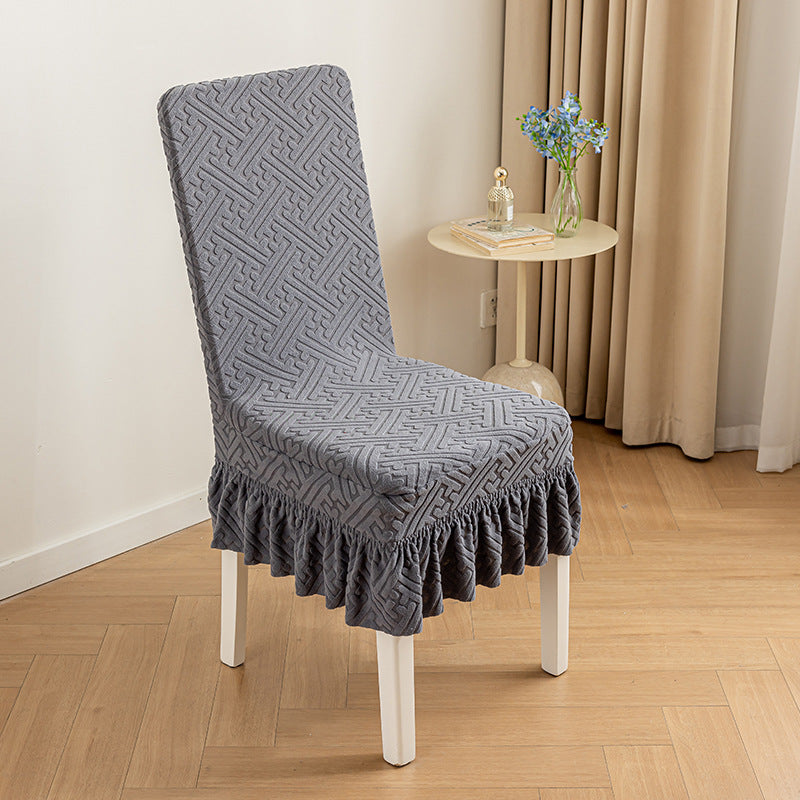 Stretchy Full-Wrap Dining Chair Cover with Optional 5cm Foam Cushion