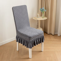Stretchy Full-Wrap Dining Chair Cover with Optional 5cm Foam Cushion