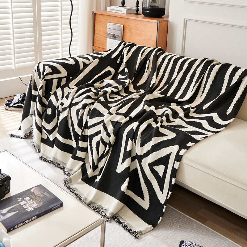 Premium Chenille Furniture Throw Blanket