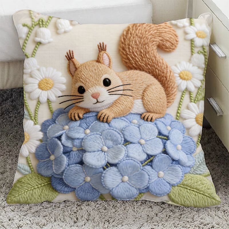 Pillow cover printed with pet images
