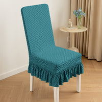 Stretchy Full-Wrap Dining Chair Cover with Optional 5cm Foam Cushion