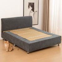 Vỏ Bọc Khung Giường Chenille Co Giãn Cao Cấp – Bảo Vệ Hoàn Toàn Phần Đầu Giường & Thân Giường