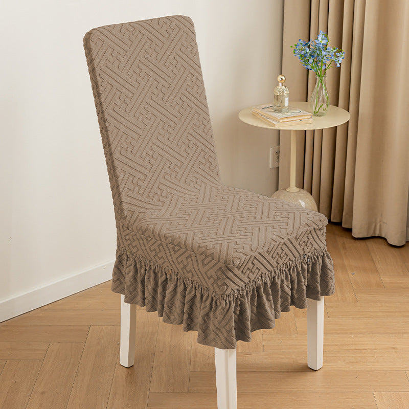Stretchy Full-Wrap Dining Chair Cover with Optional 5cm Foam Cushion