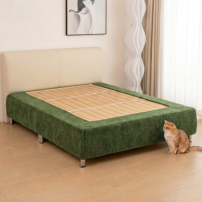 Vỏ Bọc Khung Giường Chenille Co Giãn Cao Cấp – Bảo Vệ Hoàn Toàn Phần Đầu Giường & Thân Giường