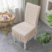 The stool cover is stretchable, non-slip, and abrasion-resistant.