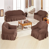 Premium Cotton Stretch Sofa Cover – Soft, Durable & Protective