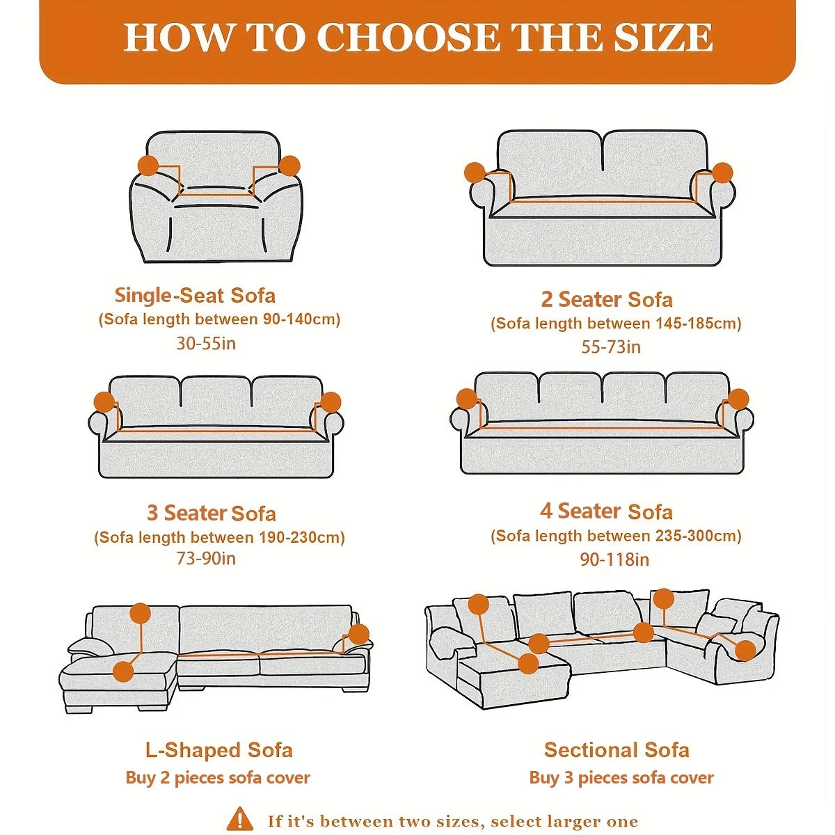Sofa cover made of waterproof elastane material.