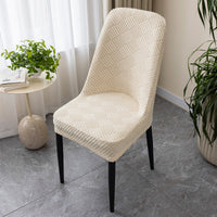 Vỏ Bọc Ghế Ăn Lưng Cong Jacquard