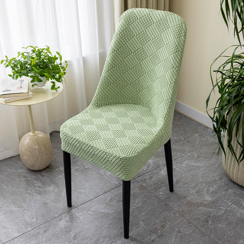 Vỏ Bọc Ghế Ăn Lưng Cong Jacquard