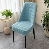 Vỏ Bọc Ghế Ăn Lưng Cong Jacquard