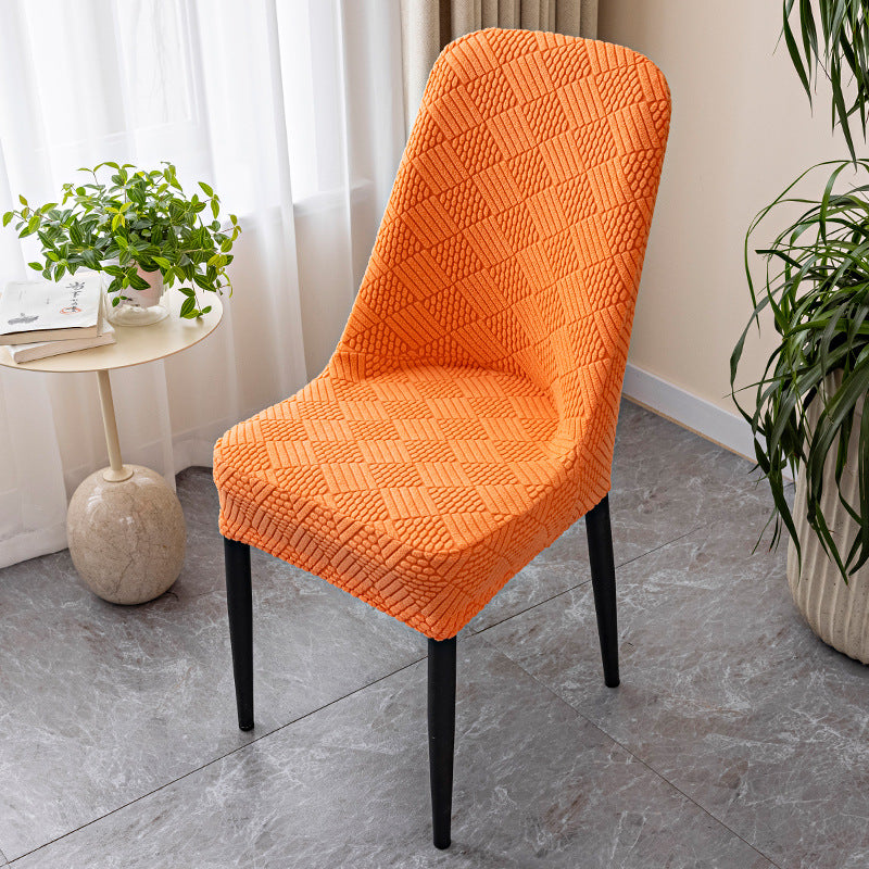 Vỏ Bọc Ghế Ăn Lưng Cong Jacquard