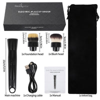 Electric makeup brush set