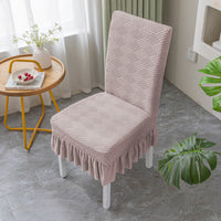 The stool cover is stretchable, non-slip, and abrasion-resistant.