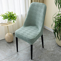 Vỏ Bọc Ghế Ăn Lưng Cong Jacquard