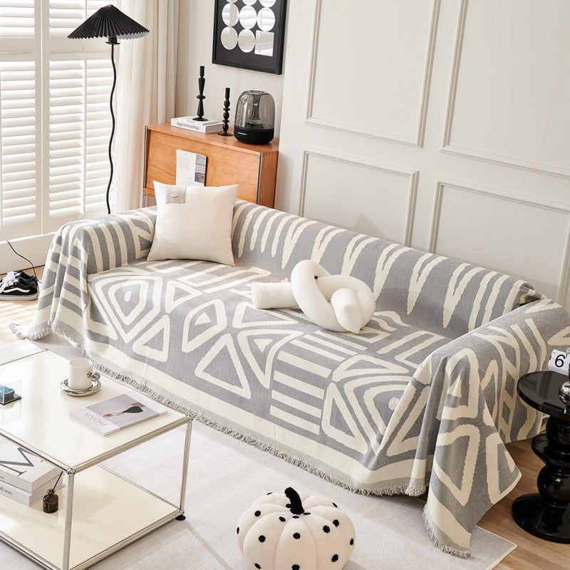 Premium Chenille Furniture Throw Blanket