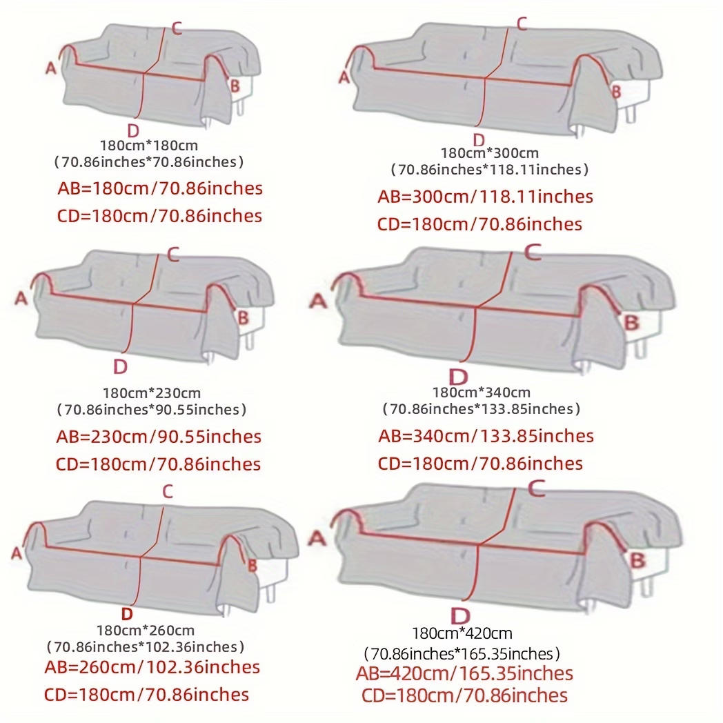 Non-slip sofa cover